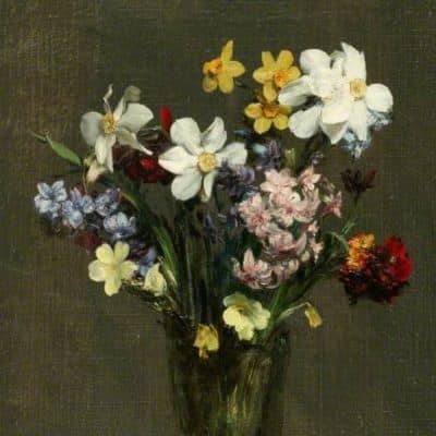 obraz przedstawiający piękny wiosenny bukiet autorstwa Henri Latour